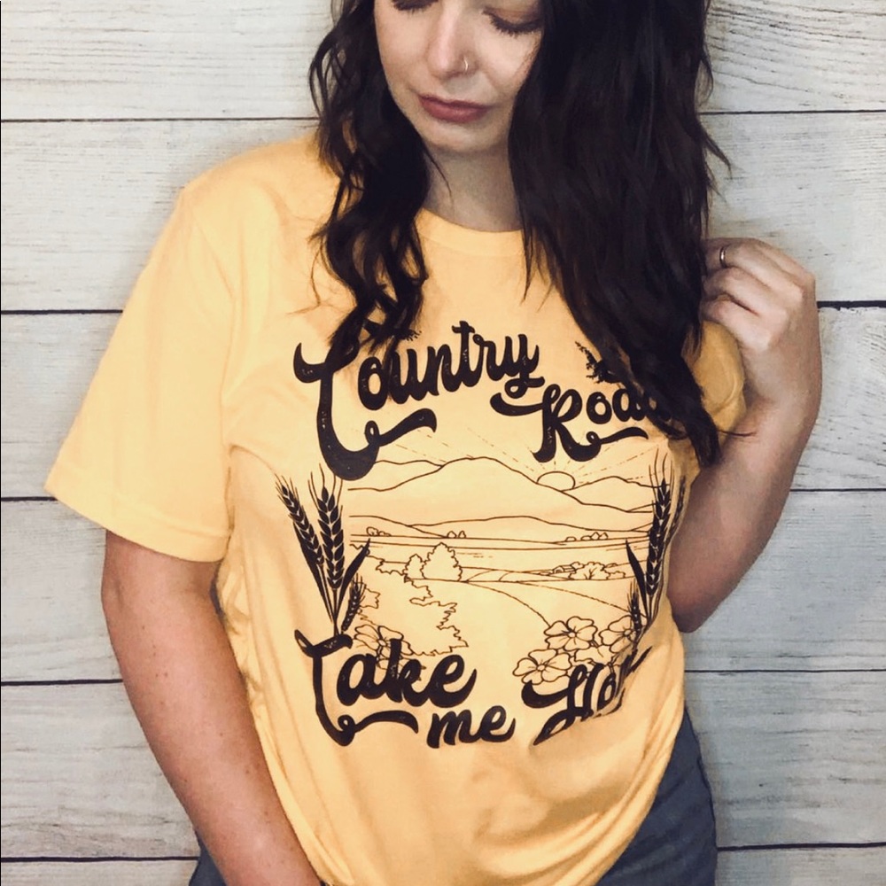 Country Roads Take Me Home Tee